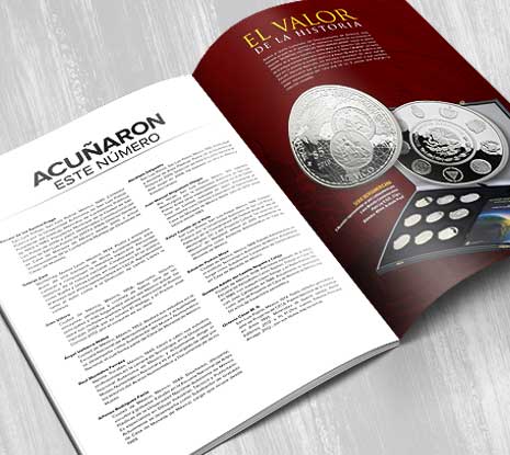 Revista para coleccionista de monedas