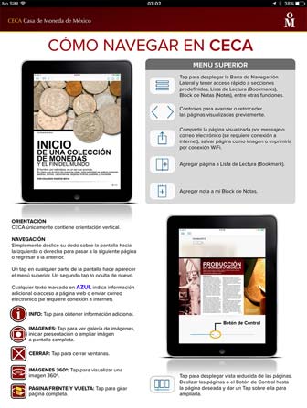 Instrucciones para leer una revista digital